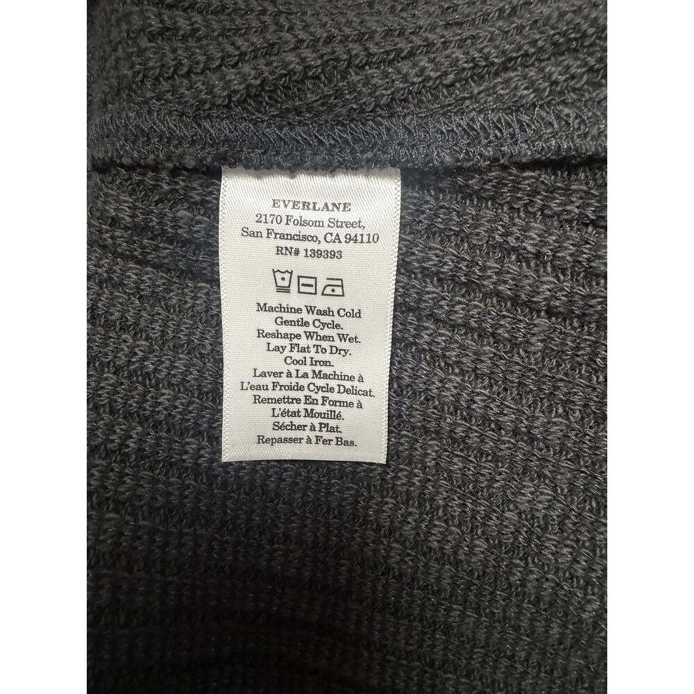 Everlane Womens Midi Shift Sweater Dress Size Medium M Gray Sleeveless NWT New - Picture 7 of 9